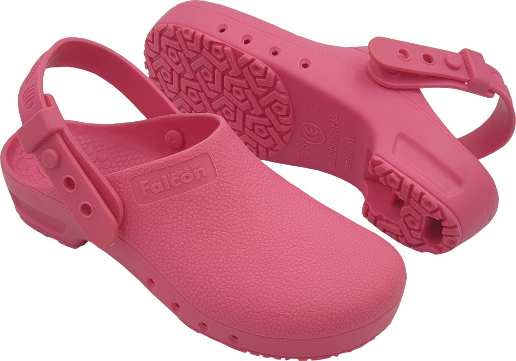 Autoclavable Shoes Pink With Safety Strap