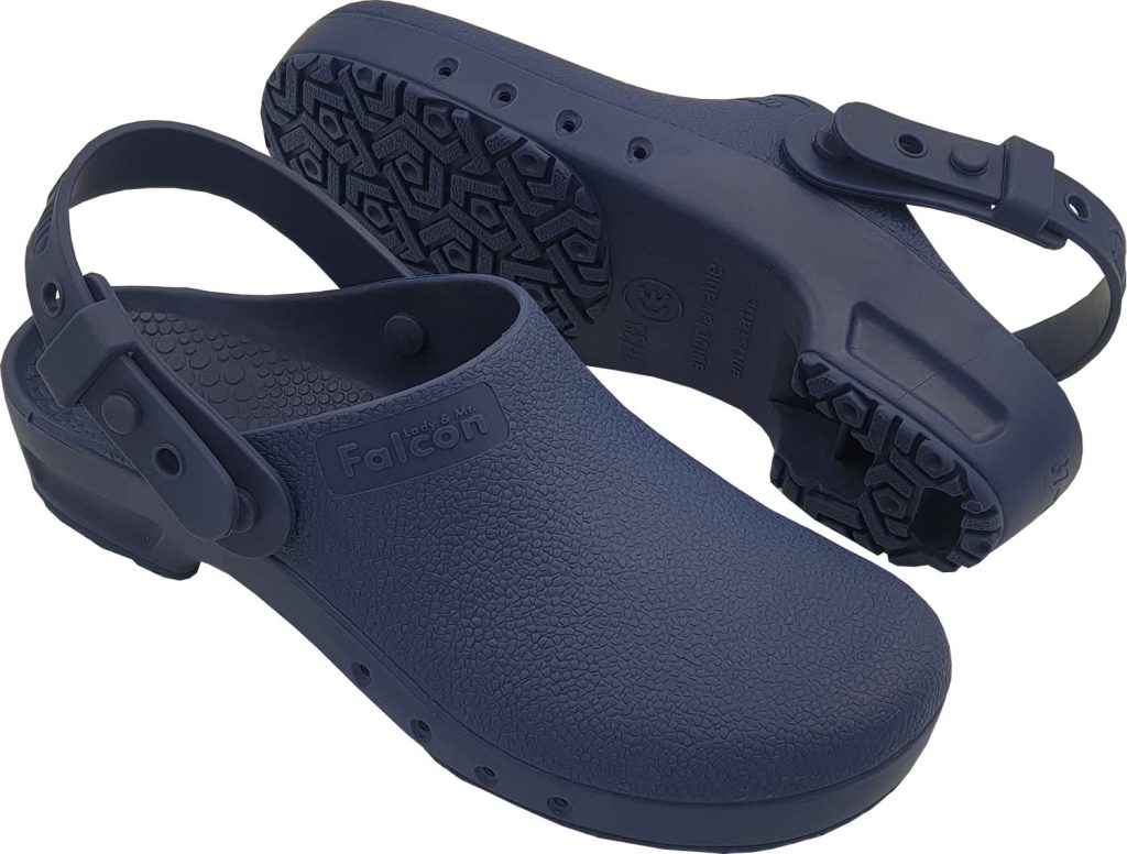 Autoclavable Shoes Navy With Safety Strap
